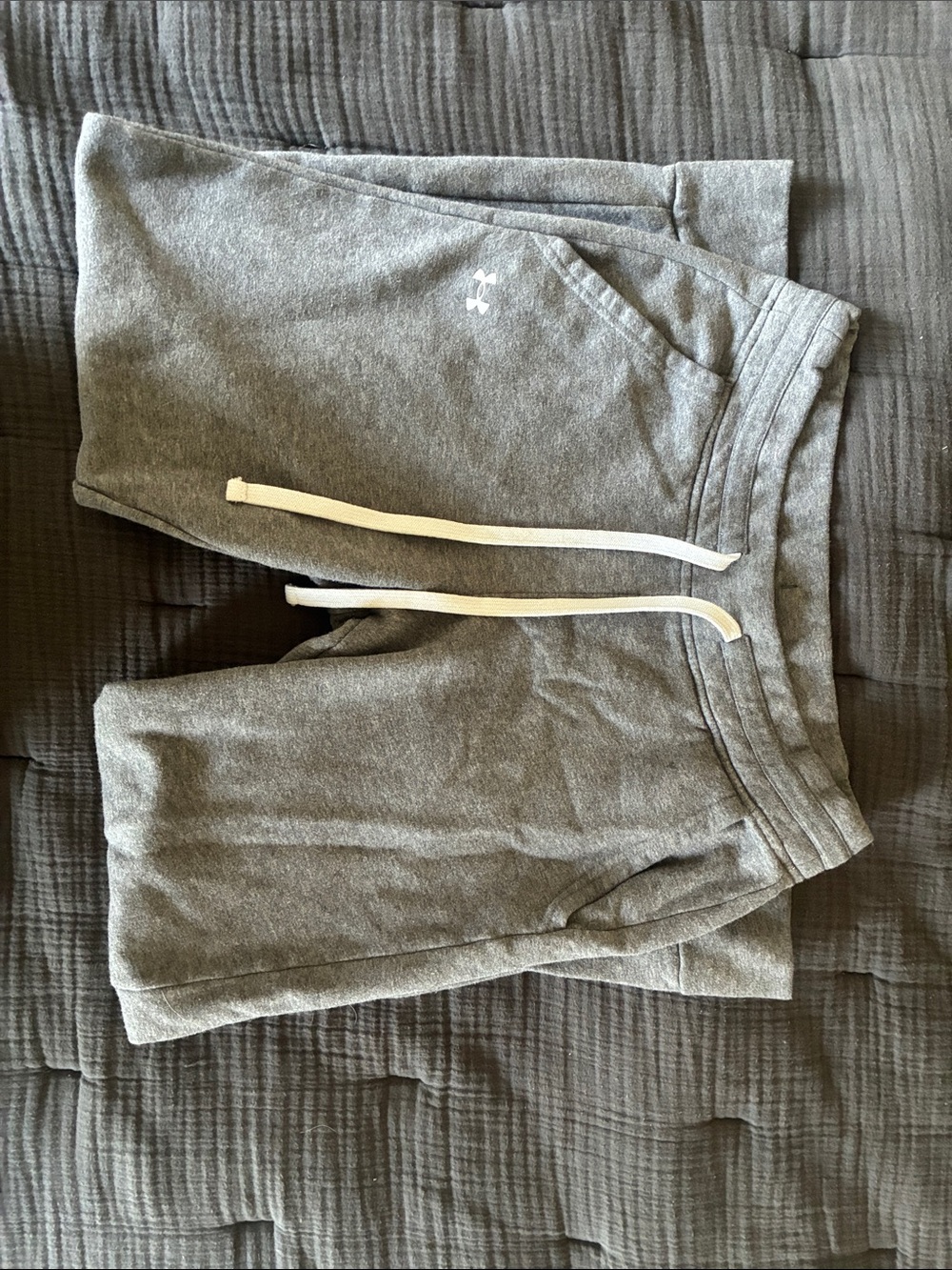 Under Armour Gray Drawstring Sweat Pants